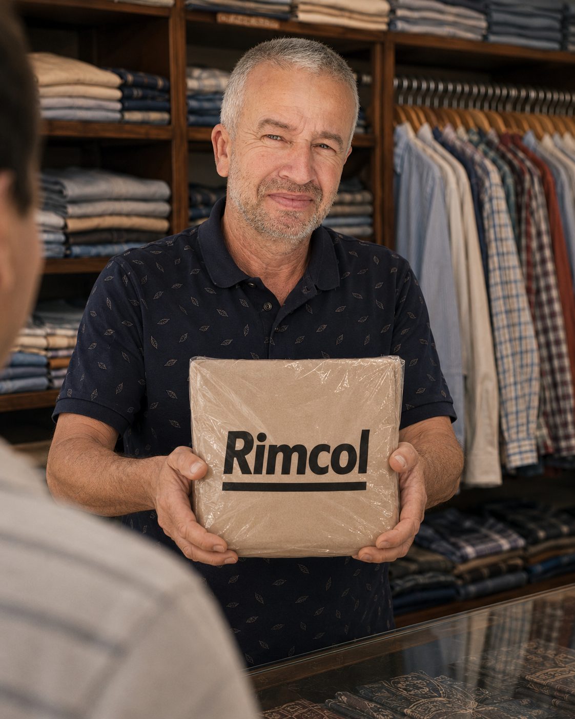 Seu Otávio, fundador da Rimcol Sacolas
